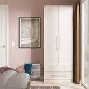 Malton Ready Assembled 2 Door 2 Drawer Wardrobe in Kashmir Ash