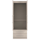 Malton Ready Assembled 2 Door 2 Drawer Wardrobe in Kashmir Ash