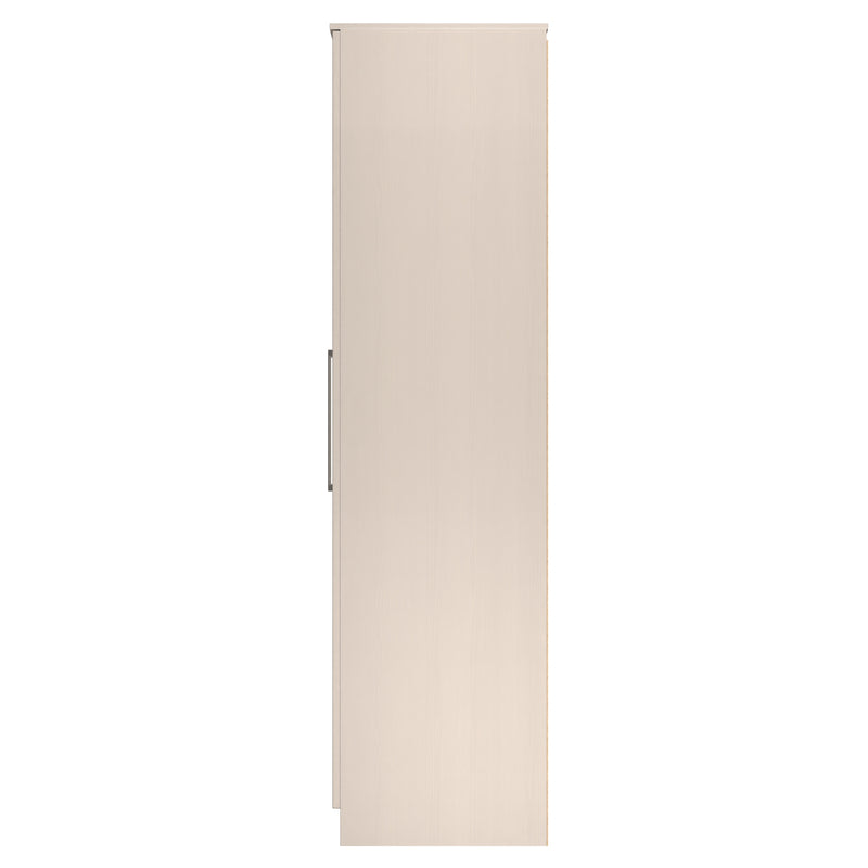 Malton Ready Assembled Tall 5 Door 2 Drawer 1 Mirror Wardrobe in Kashmir Ash