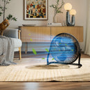 HOMCOM 20" 100W Desk Fan Home Office Moving Oscillation With 3-Speed Wind