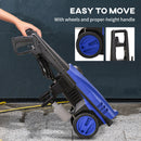 DURHAND High-Performance Power Washer 1800W, 150 Bar, 510 L/h, Blue