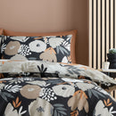 Fusion Yasmin Duvet Cover Set in Black