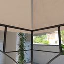 Outsunny Gazebo Canopy Replacement Cover 3 x 3(m) 2-Tier Roof Top for Garden