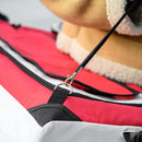 PawHut Foldable Pet Stroller W/ Detachable Carrier, Soft Padding