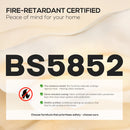 HOMCOM Shoe Storage Cabinet Bench w/ Cushion Adjustable Shelves Grey