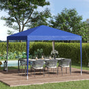 Outsunny   Pop Up Gazebo 3m x 3m -  Blue