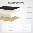 HOMCOM High Back Executive Office Chair with Adjustable Height Arms Black