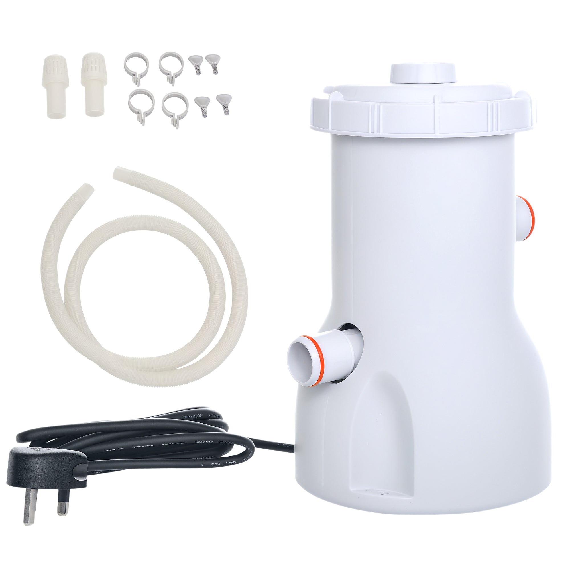 Outsunny Swimming Pool Filter Pump With Cartridge For 13'-15' Above Gr