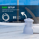 Outsunny Swimming Pool Filter Pump With Cartridge For 13'-15' Above Ground Pools