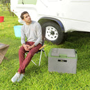 Outsunny Car Refrigerator 12V Portable Freezer For Camping, Light Green
