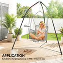 Outsunny Hammock Stand Adjustable Height, for Patio, Garden, Black