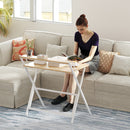 HOMCOM 81.5 Cm Folding Computer Desk For Small Spaces Bedroom