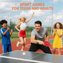 SPORTNOW Table Tennis Rackets, Portable Table Tennis Set W/ 4 Bats, 8 Balls