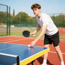 SPORTNOW Table Tennis Rackets, Portable Table Tennis Set W/ 4 Bats, 8 Balls