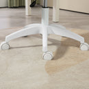 Vinsetto Vanity Task Chair With Adjustable Height, Armless, Pink