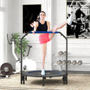 HOMCOM 40" Foldable Mini Fitness Trampoline W/ Foam Handle 122 CM