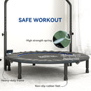 HOMCOM 40" Foldable Mini Fitness Trampoline W/ Foam Handle 122 CM