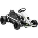 HOMCOM 24V Electric Go Kart for Kids with Music, Horn Honking, Slow Start