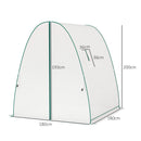Outsunny Portable Greenhouse Gardening Plant Hot House with 2 Doors, White