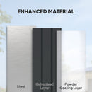 Outsunny 400L Waterproof Metal Outdoor Storage Box with Lock and Keys