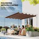 Outsunny Pergola Shade Cover Replacement Canopy for Pergola