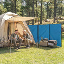 Outsunny Camping Windbreak Portable Wind Blocker Privacy Wall, 7.8m x 1.5m