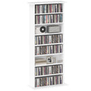 HOMCOM CD Storage Unit DVD Tower Blu-ray Storage Shelf For Living Room