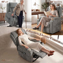 HOMCOM Power Recliner Chair W/ Massage And Heat, Electric Lift Chair, Grey