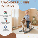 AIYAPLAY Baby Rocking Horse, Animal Rocker with Sound and Toy