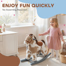 AIYAPLAY Baby Rocking Horse, Animal Rocker with Sound and Toy