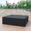 Outsunny Large Garden Set Square Cover Outdoor Furniture Waterproof Resist Fade