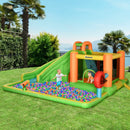 Outsunny Bouncy Castle with Paddling Pool