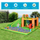 Outsunny Bouncy Castle with Paddling Pool
