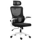 Vinsetto Mesh Office Chair With Adjustable Headrest, Lumbar Support, Black