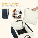 PawHut Dog Car Seat, Cosy Pet Car Booster Seat for Small Dog Under 5 KG