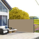 Outsunny Side Awning Retractable, Privacy Screen, 400x160cm