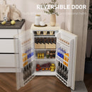 HOMCOM 91L Freestanding Under Counter Fridge