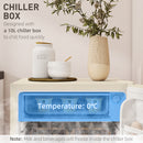 HOMCOM 91L Freestanding Under Counter Fridge