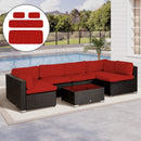 Outsunny Garden Rattan Sofa Set Polyester Cover Replacement No Cushion