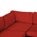 Outsunny Garden Rattan Sofa Set Polyester Cover Replacement No Cushion