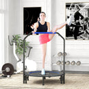 HOMCOM 40 Inch Foldable Mini Fitness Trampoline With Foam Handle