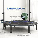 HOMCOM 40 Inch Foldable Mini Fitness Trampoline With Foam Handle