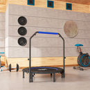 HOMCOM 40 Inch Foldable Mini Fitness Trampoline With Foam Handle