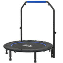 HOMCOM 40 Inch Foldable Mini Fitness Trampoline With Foam Handle