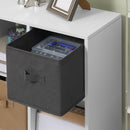 HOMCOM Freestanding 6 Cube Storage Cabinet Unit Bookcase W/ 3 Drawer White