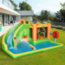 Outsunny Bouncy Castle with Paddling Pool