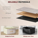 HOMCOM Fabric Chest of Drawers, 4 Drawer Dresser for Bedroom