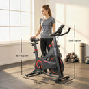 SPORTNOW Exercise Bike, Stationary Bike With Adjustable Magnetic Resistance