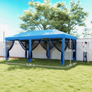 Outsunny 6 X 3(m) Pop Up Party Tent Canopy With 6 Removable Sidewalls