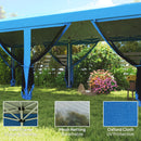Outsunny 6 X 3(m) Pop Up Party Tent Canopy With 6 Removable Sidewalls